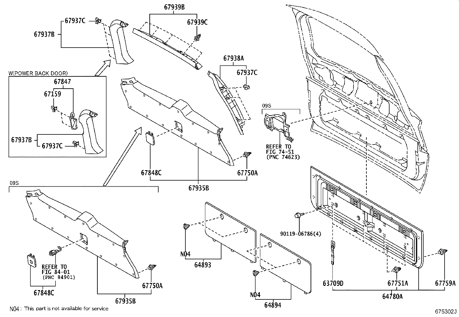 67395-60060 PROTECTOR, BACK DOOR, LOWER product image
