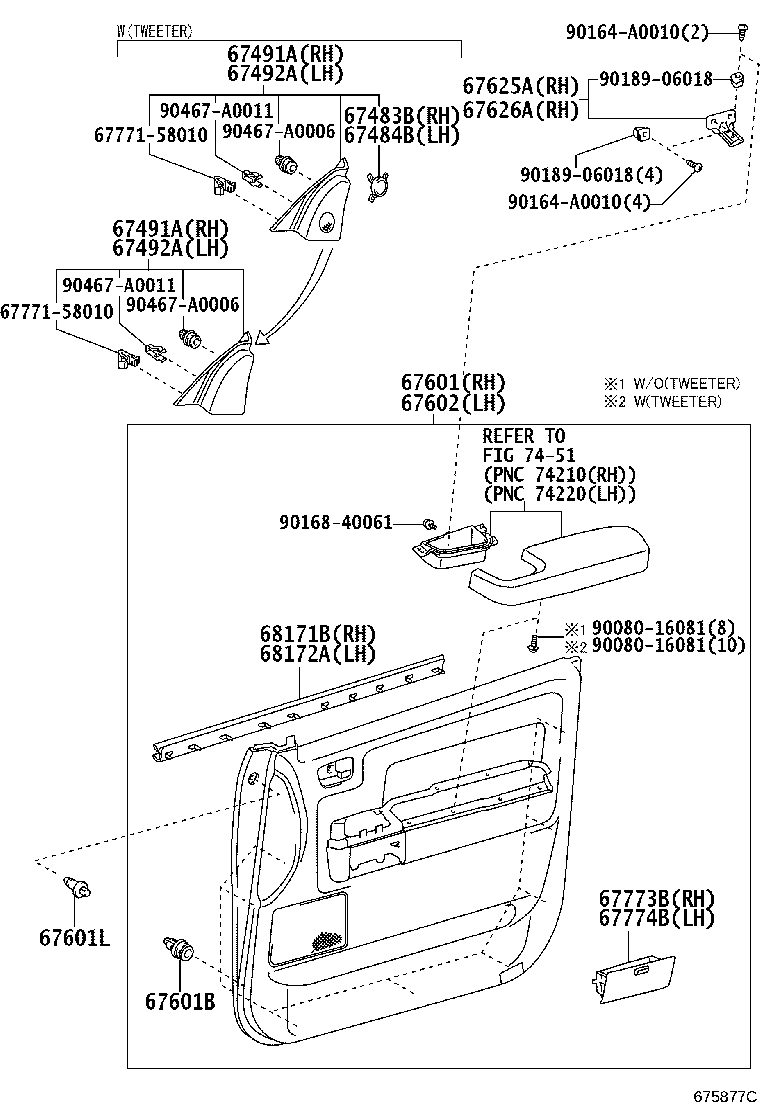 67404-0C040 FRAME SUB-ASSY, FRONT DOOR, REAR LOWER LH product image