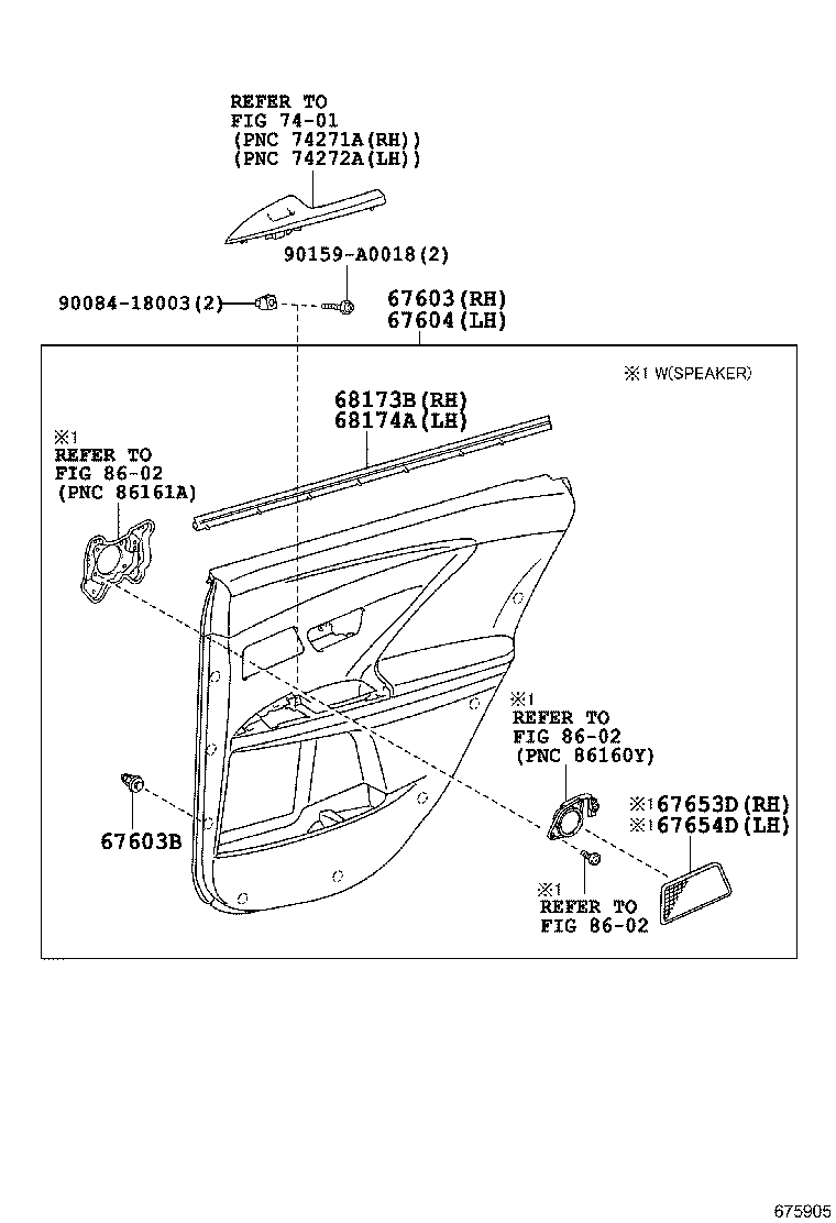 67841-0T012 COVER, REAR DOOR SERVICE HOLE, RH product image