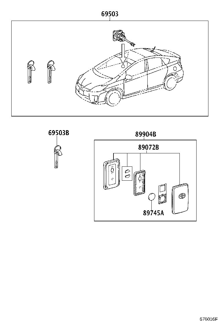 69005-47150 CYLINDER SET, LOCK product image