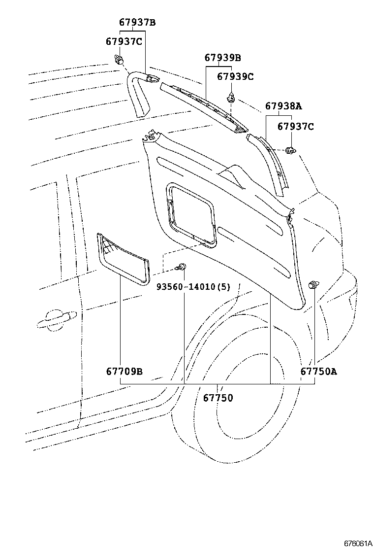 67005-0R030 PANEL SUB-ASSY, BACK DOOR product image