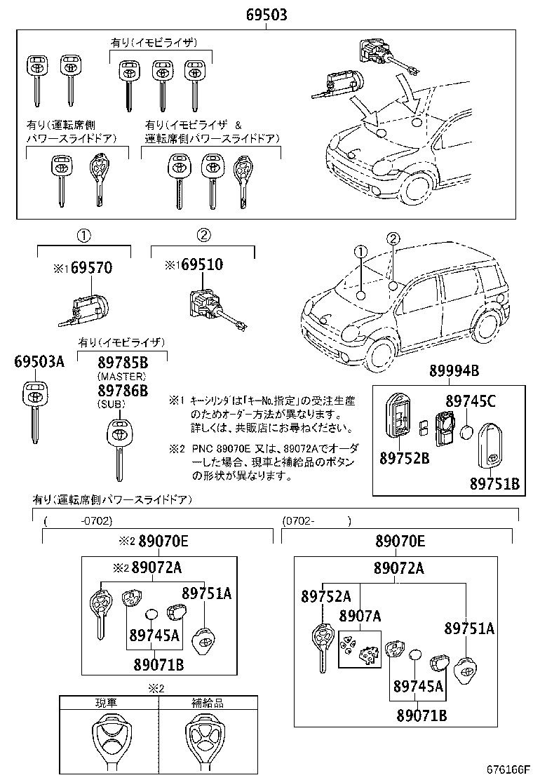 69005-52D70 CYLINDER SET, LOCK product image