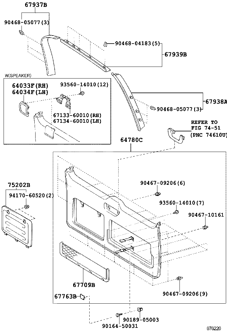 67005-60B01 PANEL SUB-ASSY, BACK DOOR product image
