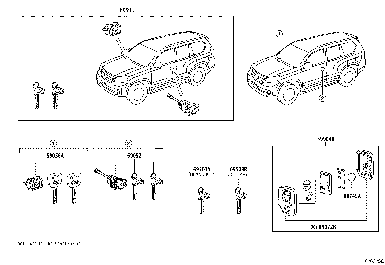 89904-60C90 TRANSMITTER SUB-ASSY, ELECTRICAL KEY product image