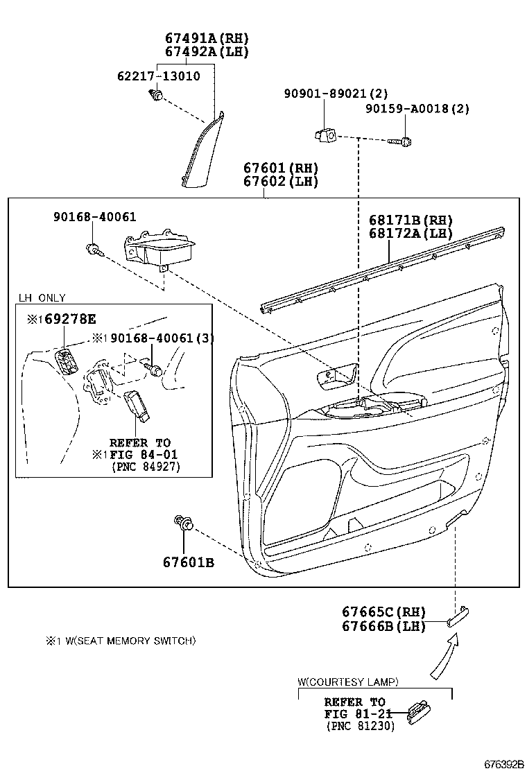 Thumbnail 2 for 67610-08090-E0