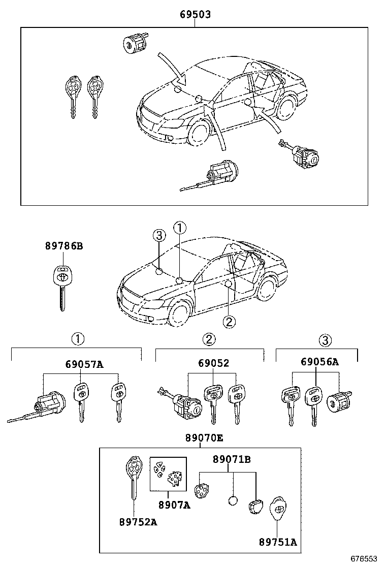 89904-06131 TRANSMITTER SUB-ASSY, ELECTRICAL KEY product image