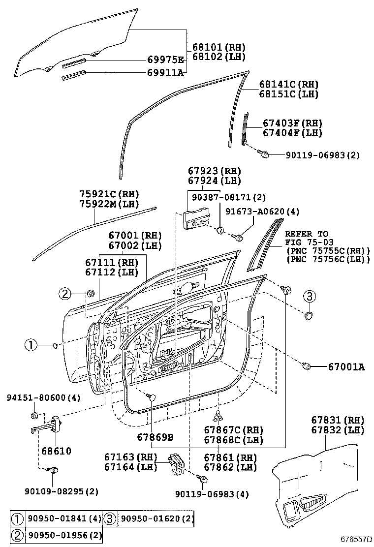 Toyota 67404-21030 FRAME SUB-ASSY, FRONT DOOR, REAR LOWER LH
