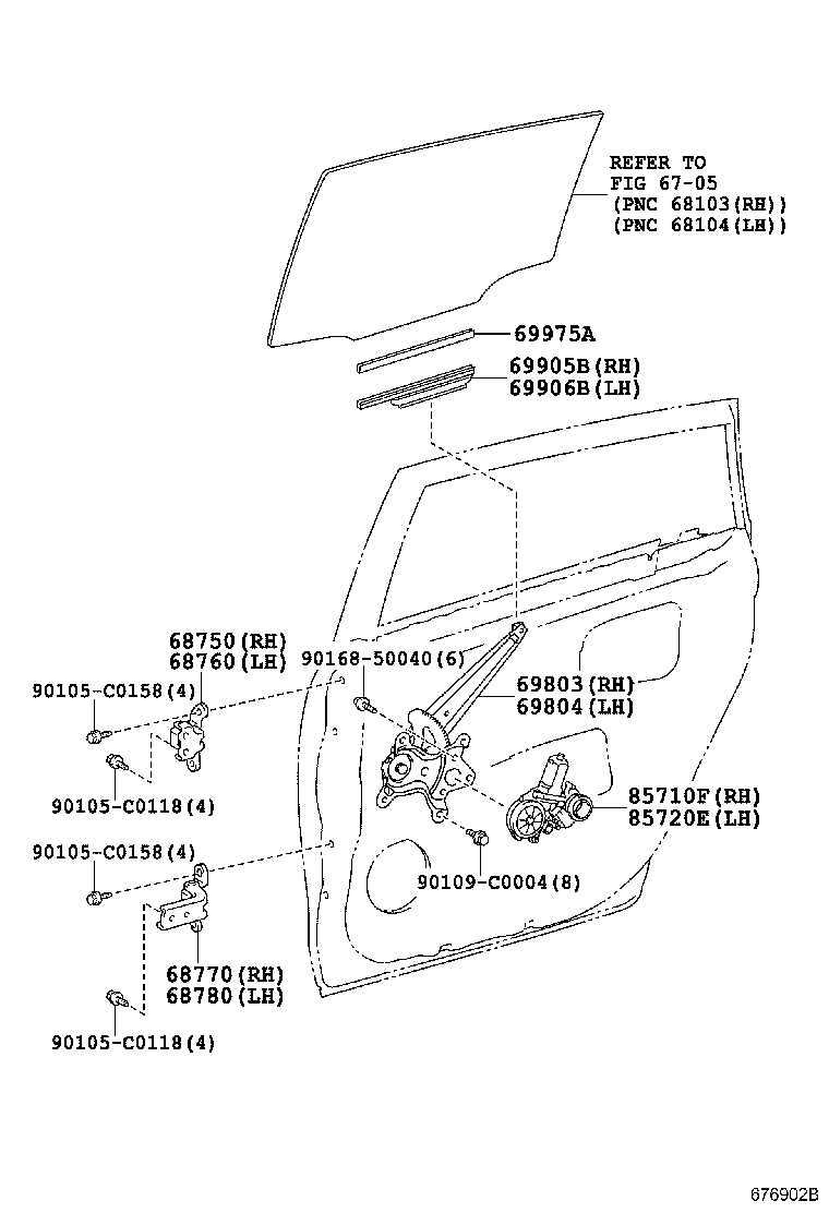 85710-0F060 MOTOR ASSY, POWER WINDOW REGULATOR, LH product image