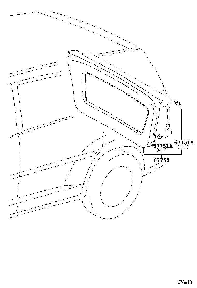 90541-T0002 CUSHION(FOR BACK DOOR PANEL) product image