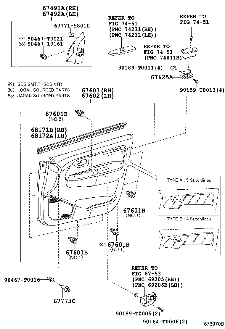 Thumbnail 4 for 67610-0K080-C0
