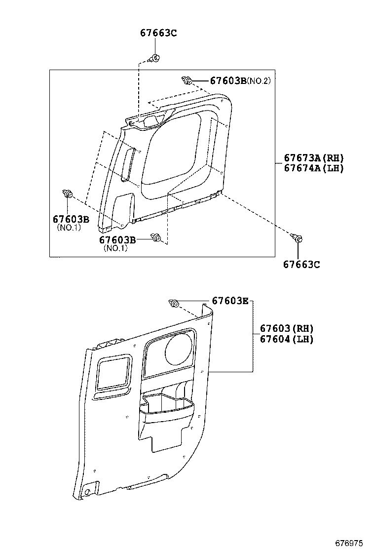 68640-0K071 CHECK ASSY, REAR DOOR, RH product image