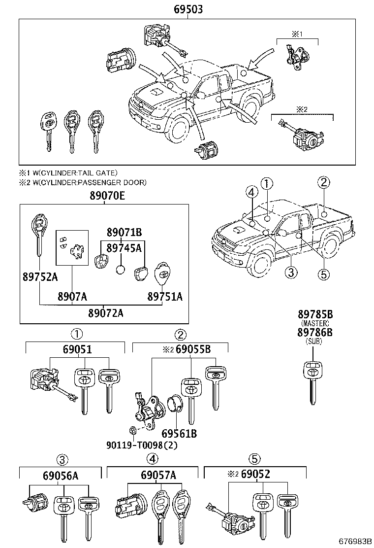 89751-0K080 COVER, TRANSMITTER HOUSING product image