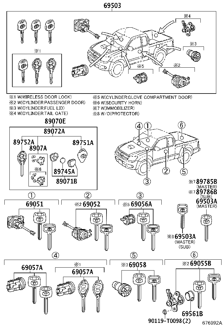 Thumbnail 2 for 69005-0K870