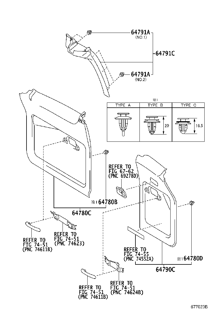 67395-60060 PROTECTOR, BACK DOOR, LOWER product image