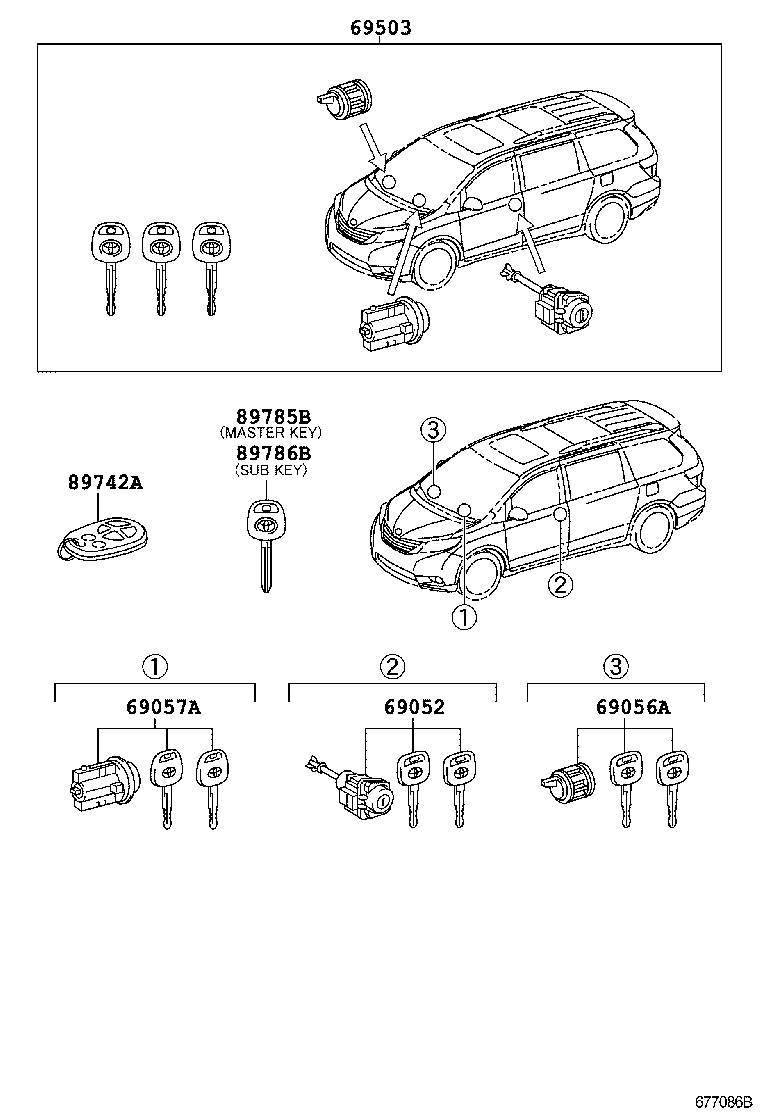 89904-08030 TRANSMITTER SUB-ASSY, ELECTRICAL KEY product image