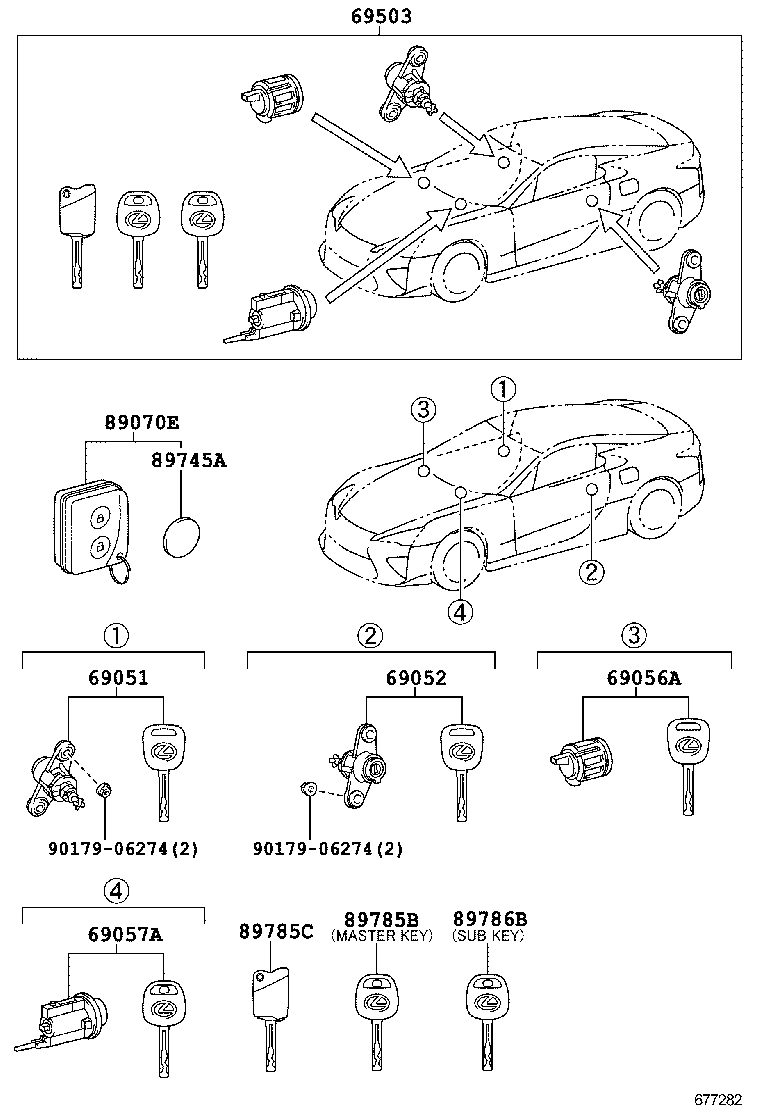89785-77070 TRANSMITTER, TRANSPONDER KEY MASTER product image