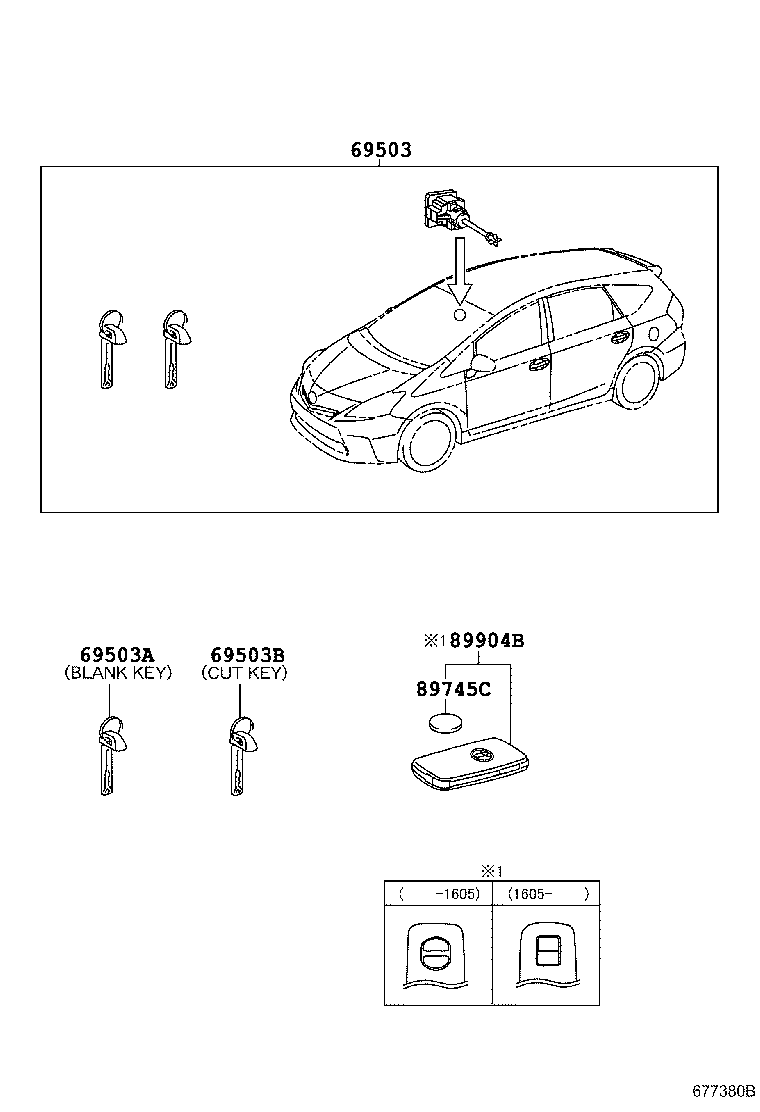 89904-52290 TRANSMITTER SUB-ASSY, ELECTRICAL KEY product image