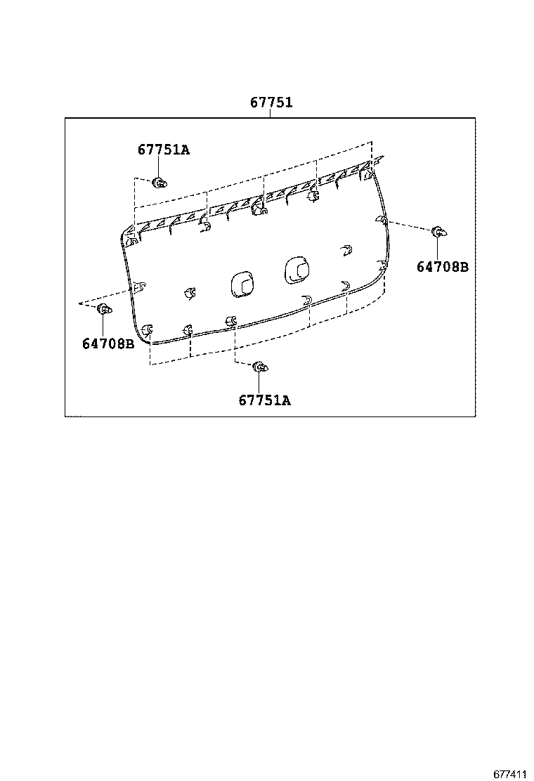 68131-13740 GLASS, BACK DOOR product image