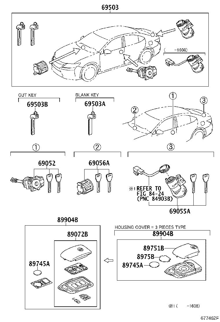 89904-30B50 TRANSMITTER SUB-ASSY, ELECTRICAL KEY product image