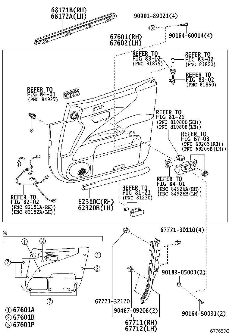 Thumbnail 2 for 67610-50P60-E4