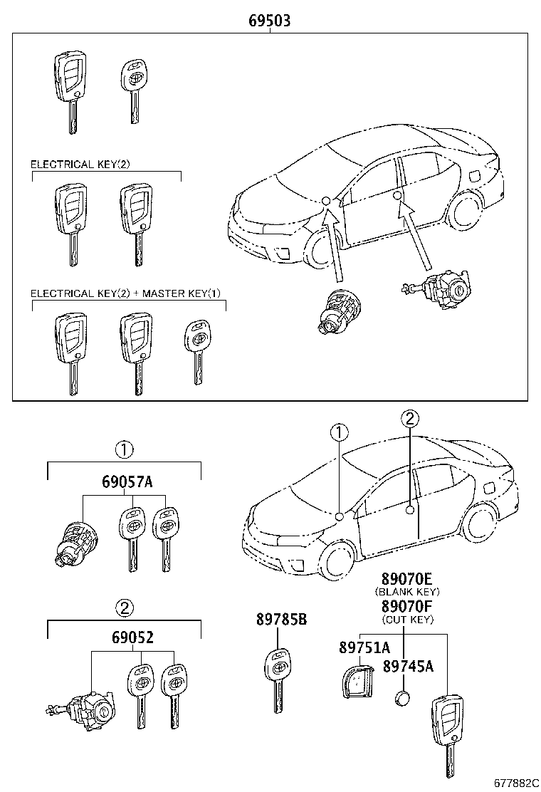 89904-02100 TRANSMITTER SUB-ASSY, ELECTRICAL KEY product image