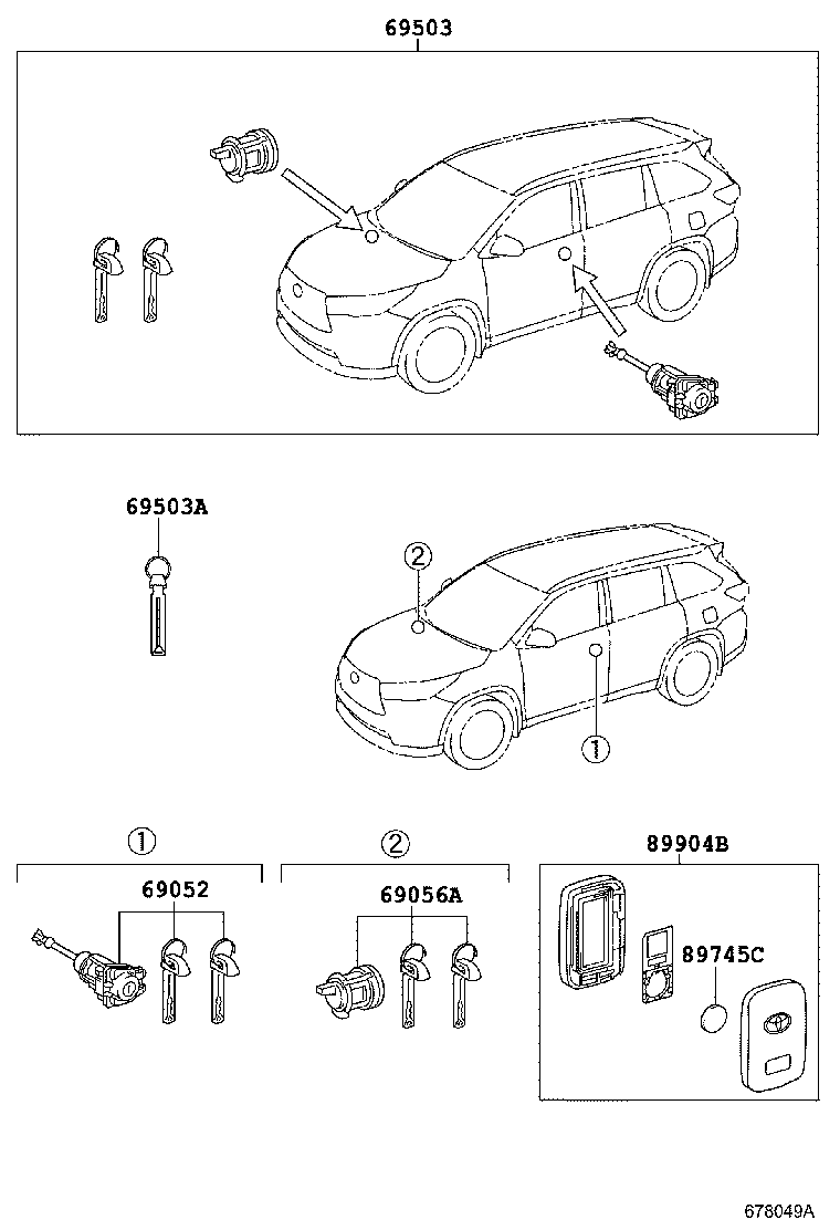Thumbnail 2 for 69005-0E130