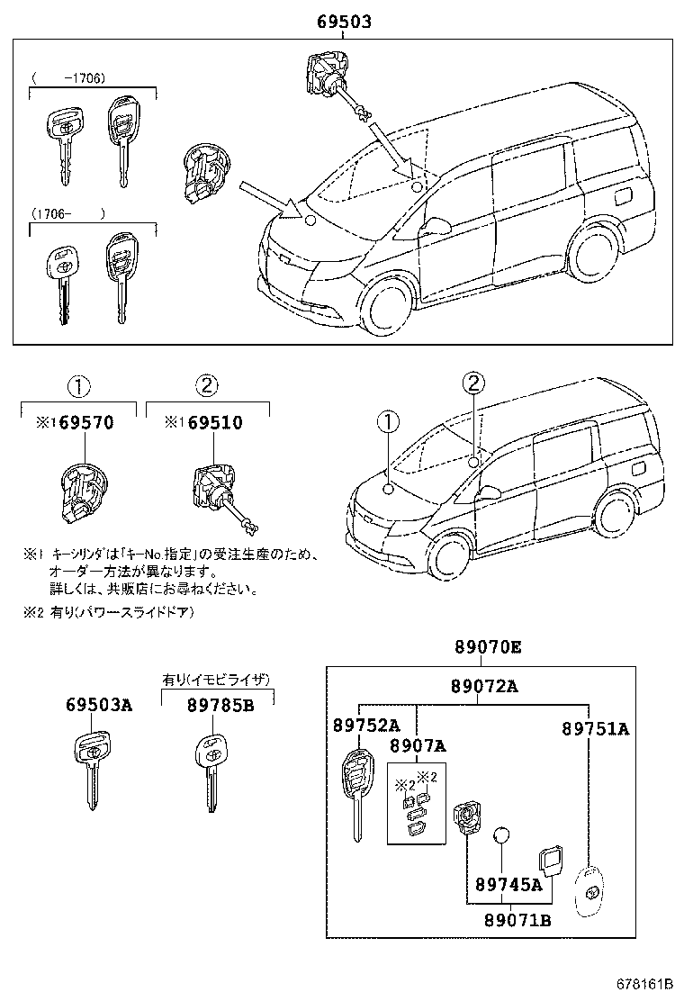 69005-28E30 CYLINDER SET, LOCK product image