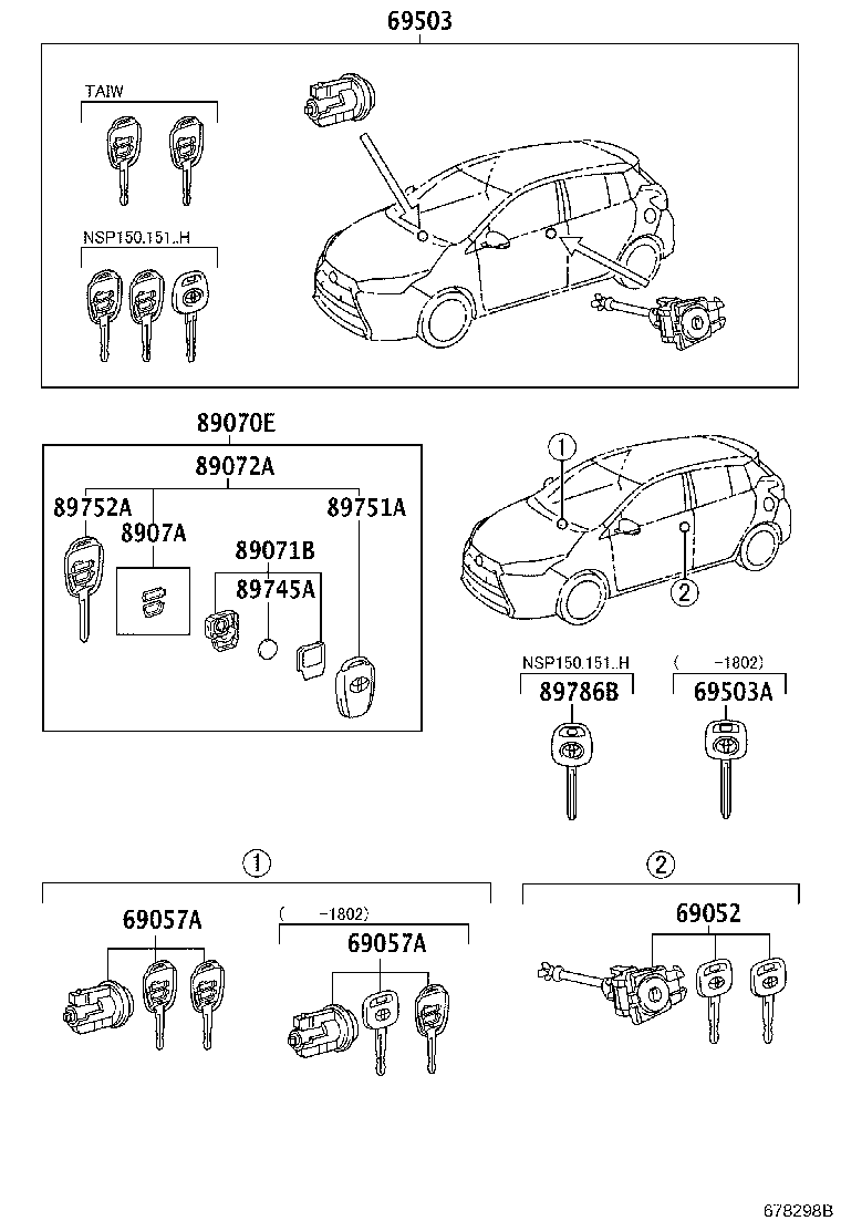 Thumbnail 3 for 69005-0DG40