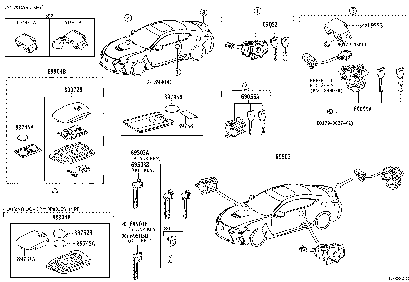89904-24110 TRANSMITTER SUB-ASSY, ELECTRICAL KEY product image