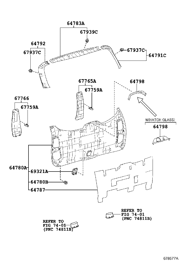 67293-0E040 CUSHION, BACK DOOR LOWER STOPPER product image