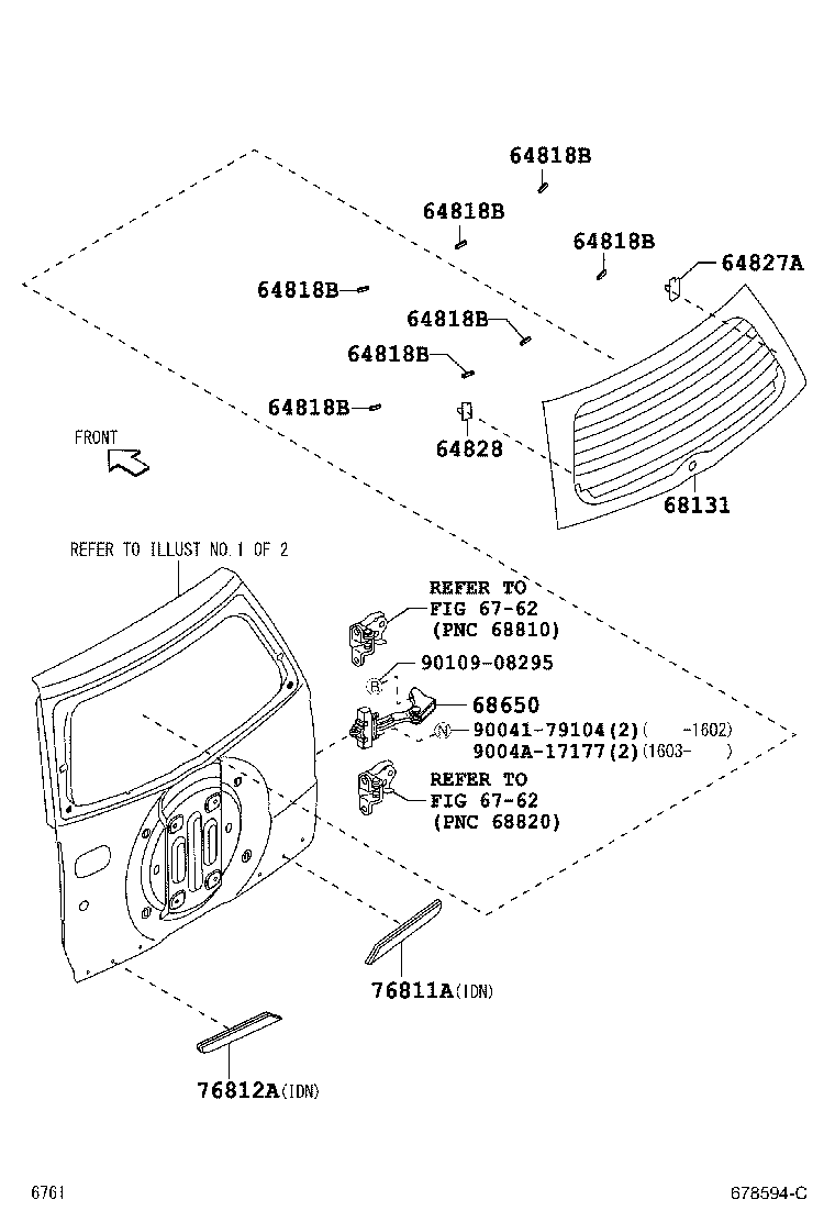 67005-BZ220 PANEL SUB-ASSY, BACK DOOR product image