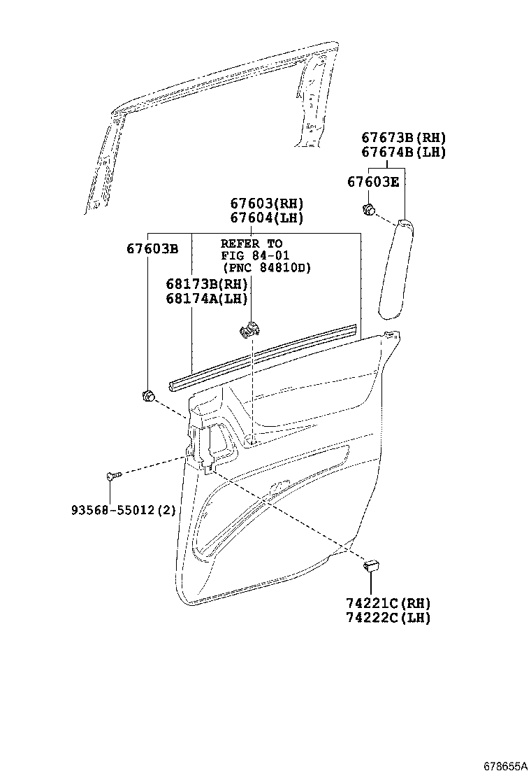 67897-52060 CUSHION, REAR DOOR PANEL product image