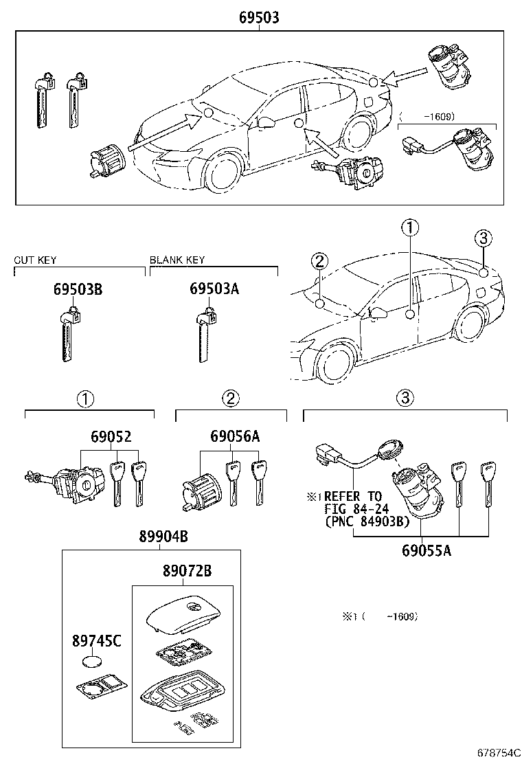 Toyota 89904-06170 TRANSMITTER SUB-ASSY, ELECTRICAL KEY
