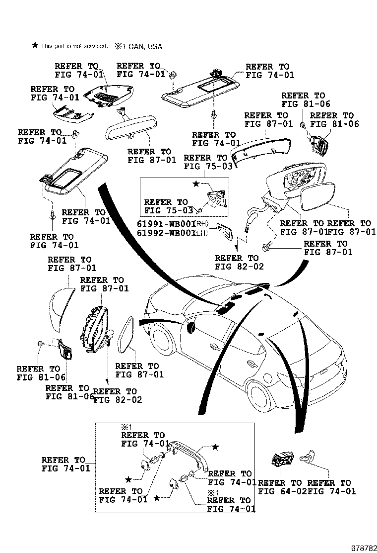 67862-WB002 WEATHERSTRIP, FRONT DOOR, LH product image