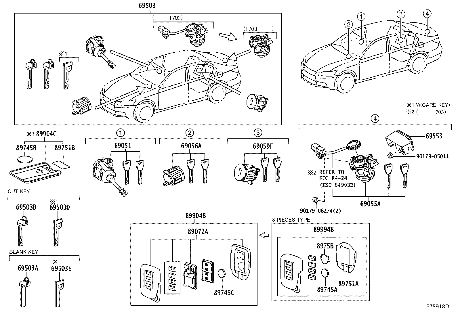 89904-30M00 TRANSMITTER SUB-ASSY, ELECTRICAL KEY(CARD KEY) product image