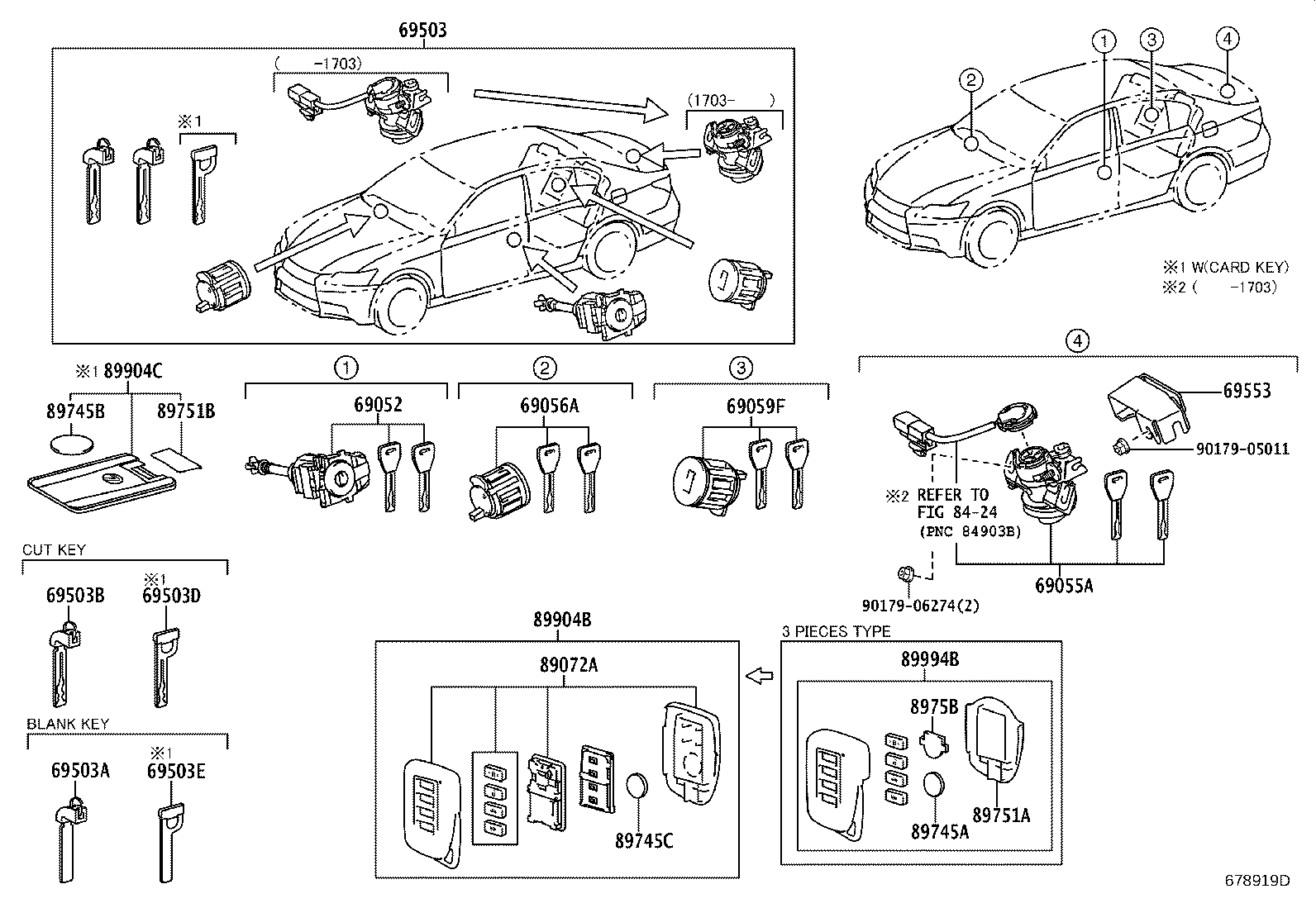 Toyota 89904-30M50 TRANSMITTER SUB-ASSY, ELECTRICAL KEY