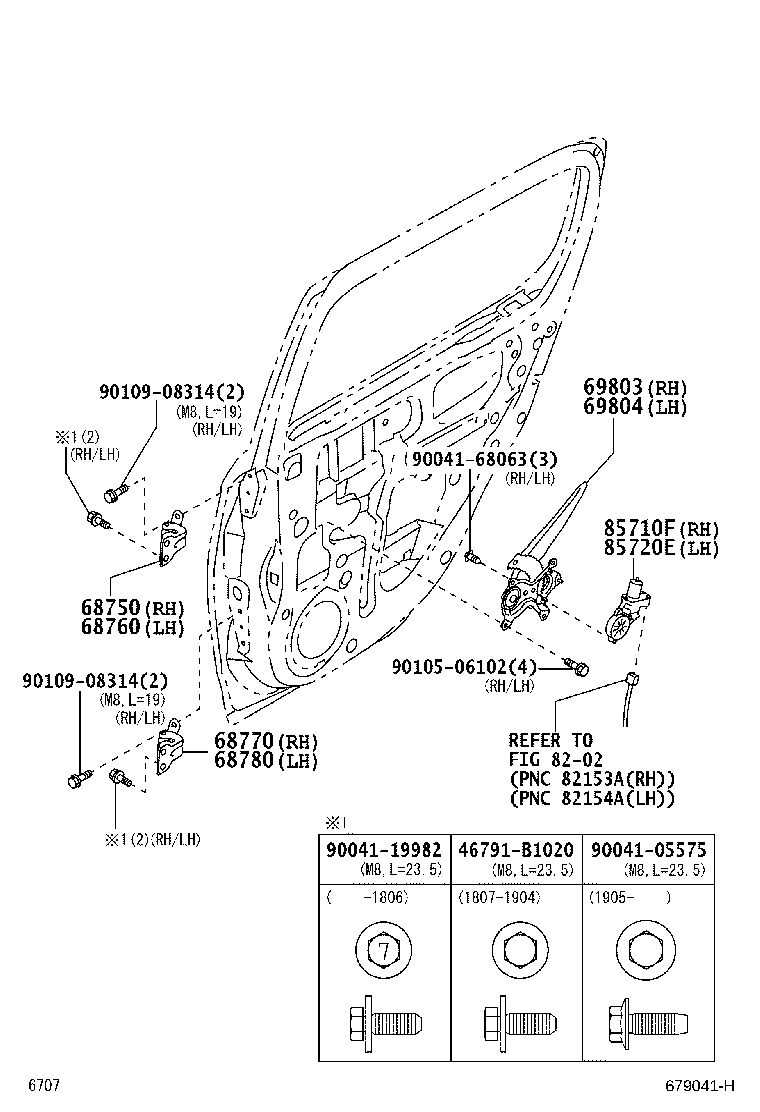 69804-B2120 REGULATOR SUB-ASSY, REAR DOOR WINDOW, LH product image
