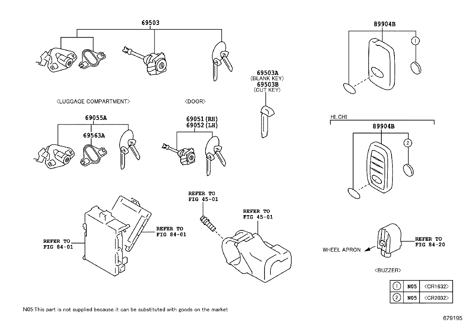 SU003-07482 MODULE SET, TRANSMITTER SUB-ASSY, DOOR CONTROL product image