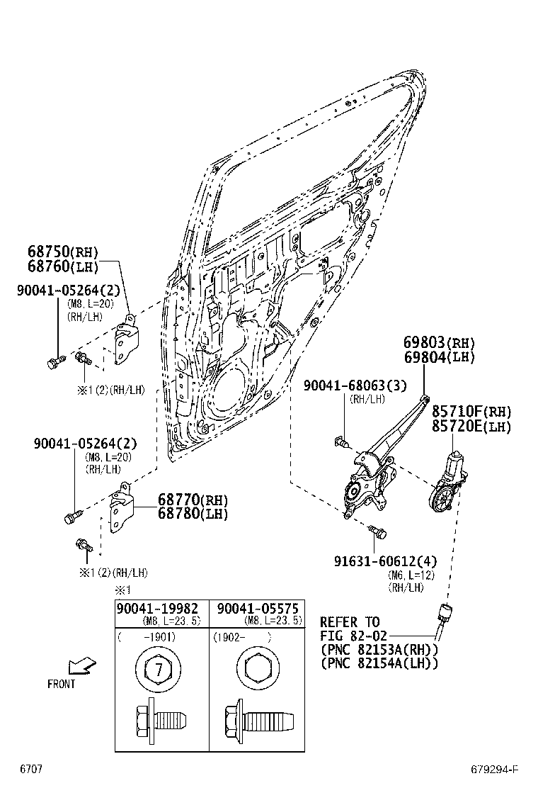 69804-B2130 REGULATOR SUB-ASSY, REAR DOOR WINDOW, LH product image