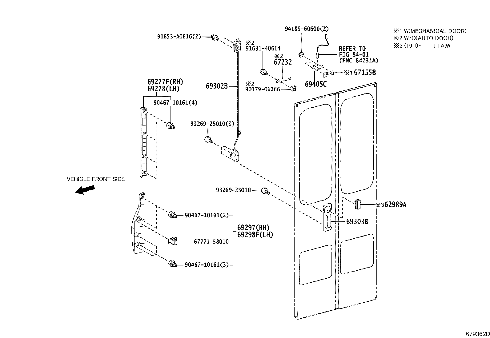 68750-36051 LINK ASSY, GLIDE DOOR product image