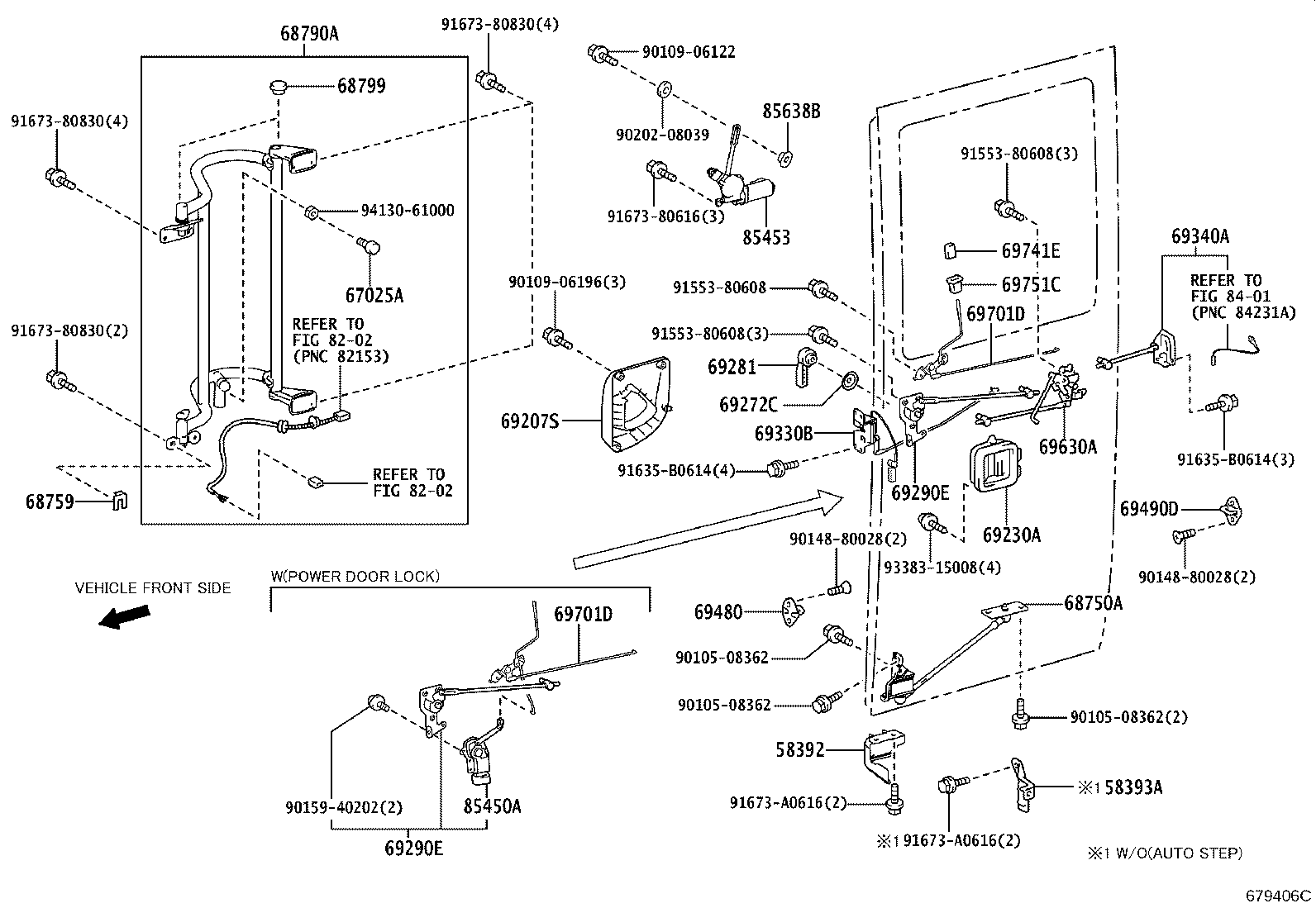 68750-36051 LINK ASSY, GLIDE DOOR product image