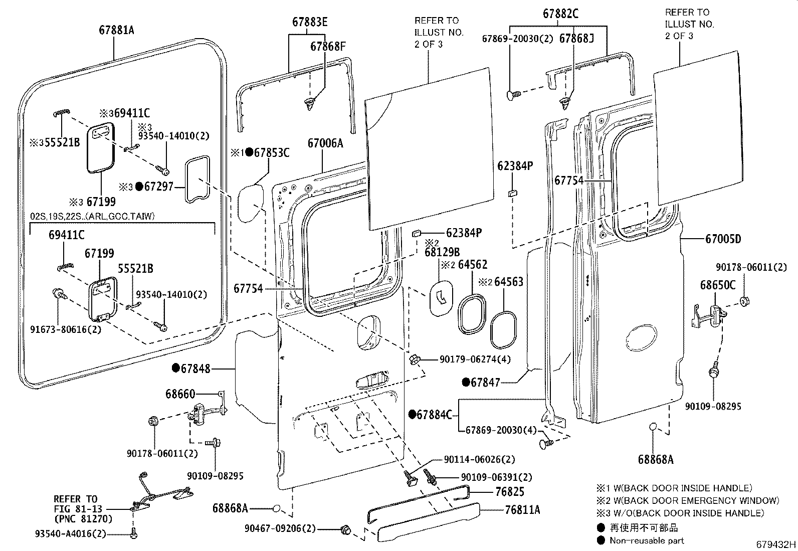 67008-36070 PANEL SUB-ASSY, BACK DOOR product image
