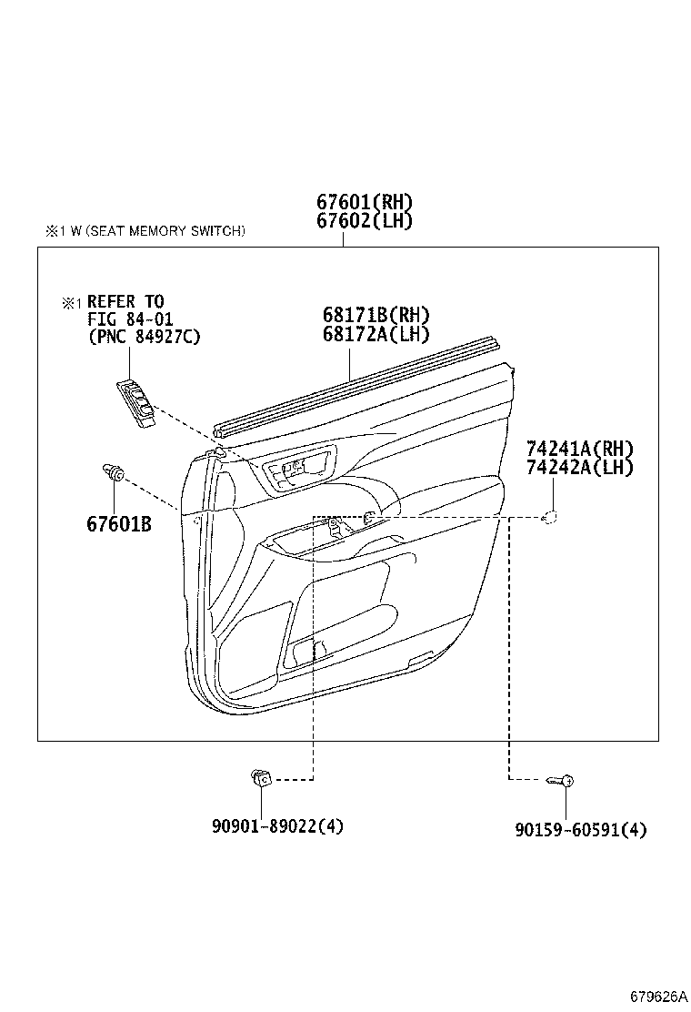 Thumbnail 2 for 67610-0E302-C8