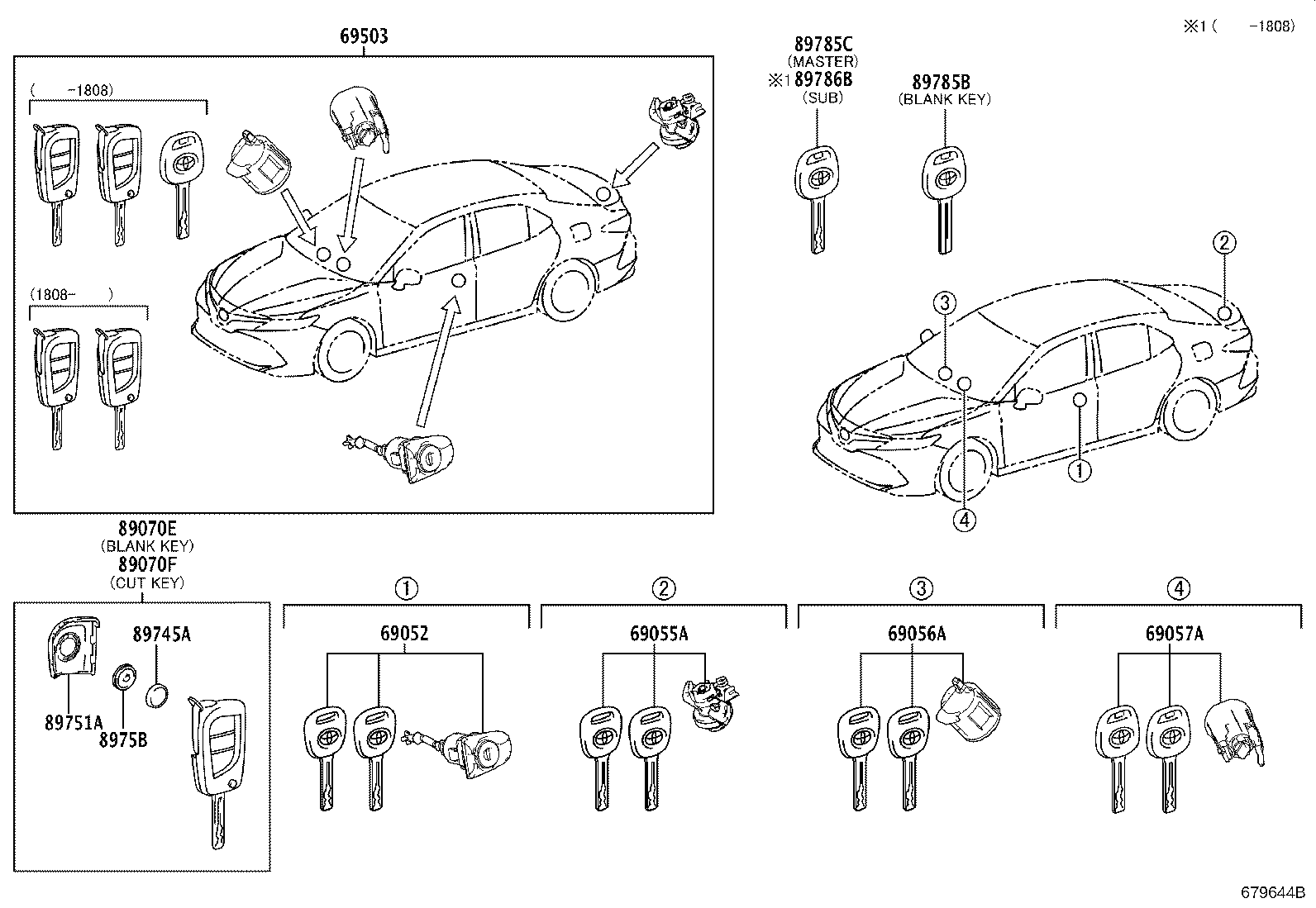 89904-33C90 TRANSMITTER SUB-ASSY, ELECTRICAL KEY product image
