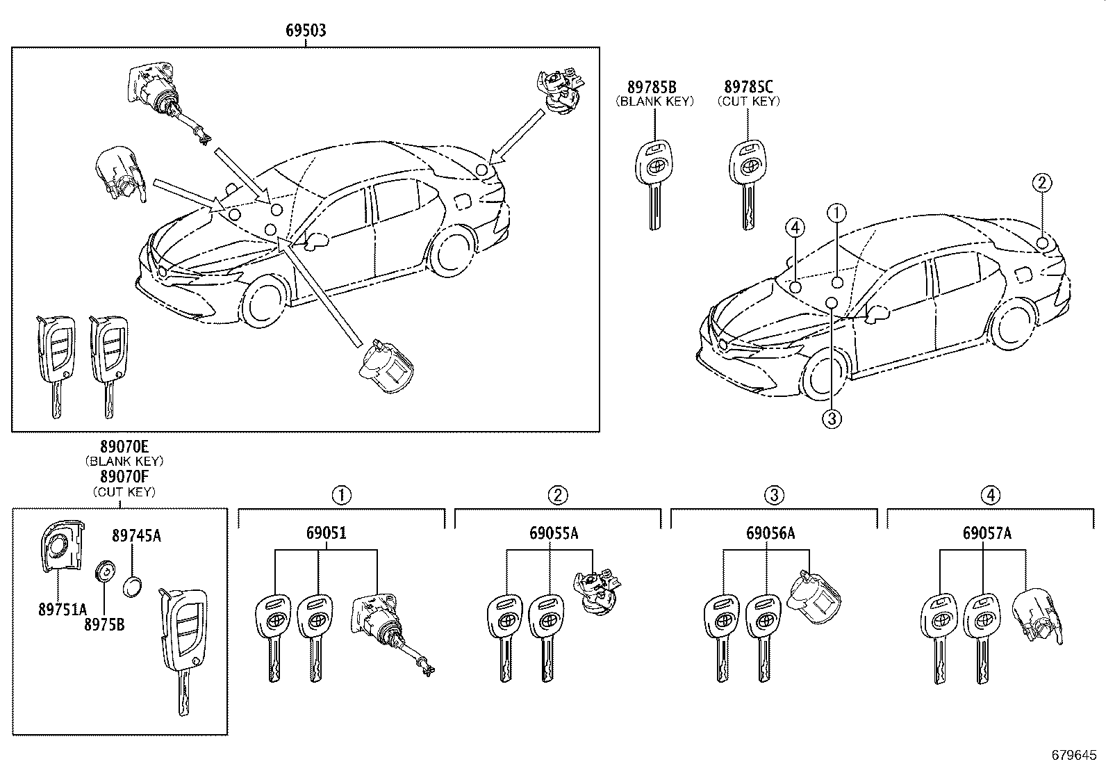 89904-33C90 TRANSMITTER SUB-ASSY, ELECTRICAL KEY product image