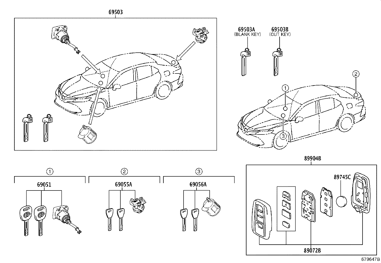 89904-33C90 TRANSMITTER SUB-ASSY, ELECTRICAL KEY product image