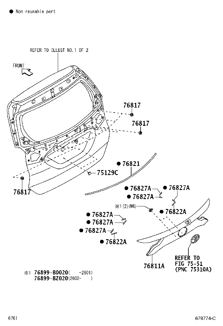 68105-BZ331 GLASS, BACK DOOR product image