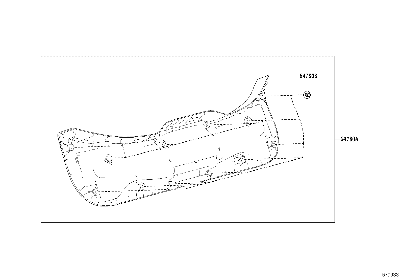 68105-12470 GLASS, BACK DOOR product image