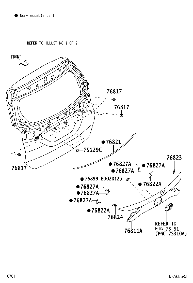 67005-BZD00 PANEL SUB-ASSY, BACK DOOR product image