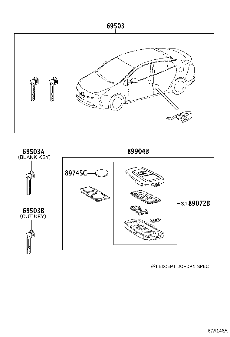 89904-47710 TRANSMITTER SUB-ASSY, ELECTRICAL KEY product image